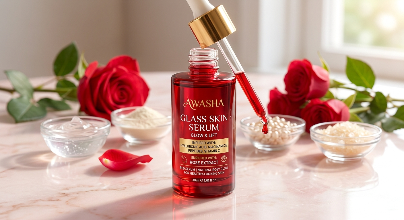 Glass skin serum